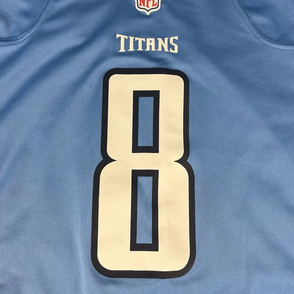 Nike Tennessee Titans Mariota #8 Jersey XL On Field Blue NFL